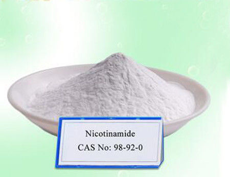 98-92-0 Nicotinamide Bột trắng như thuốc bổ và chế độ ăn uống